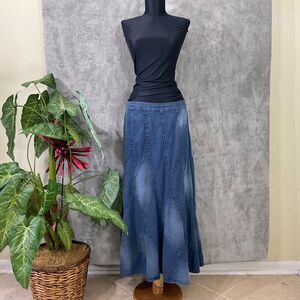 Studio West Blue Maxi Skirt